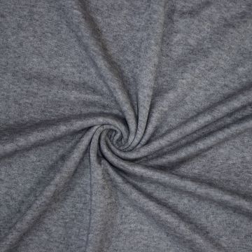 Royal dubbel jersey melange tricot grijs
