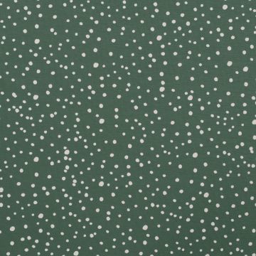 Tricot Dots donkermint