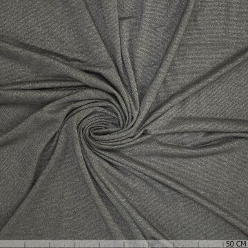 Lurex melange grijs