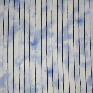 Viscose tricot wolkenblauw met strepen