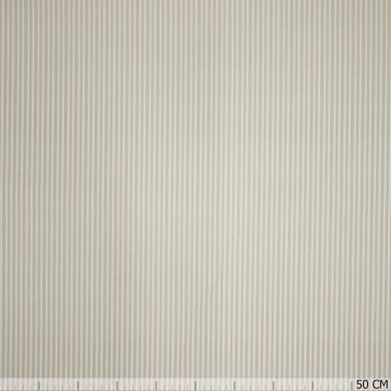 Bio katoen COTONET streepje beige~wit