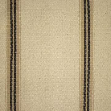 Heavy Cotton Canvas strepen beige-zwart
