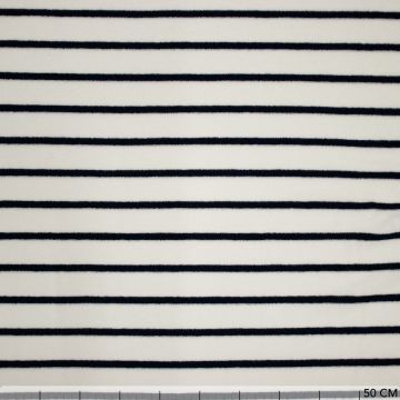 Badstof Stretch marine streepje