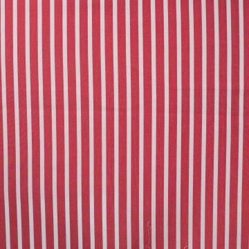Stretch katoen 13mm strepen rood