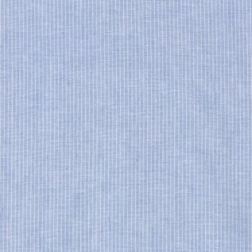 Linnen katoen klein streepje blauw