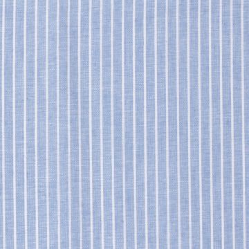Linnen katoen streep blauw