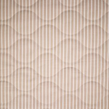 Doorgestikt streepje beige-taupe