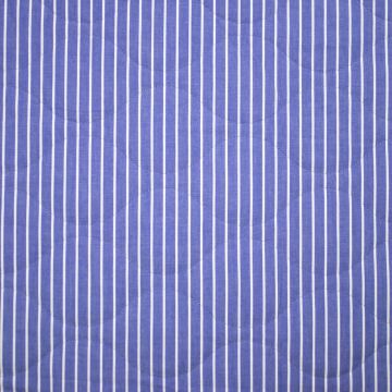 Doorgestikt streepje blauw