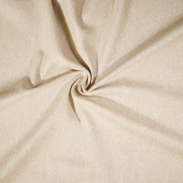 Brushed woven diagonale streep camel