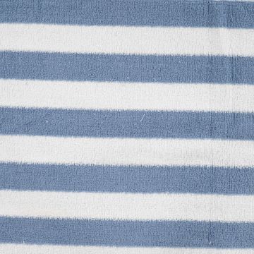Qjutie badstof strepen blauw
