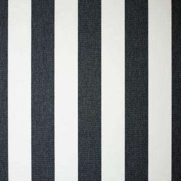 Outdoor canvas streep stof zwart