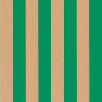 Trendy Canvas streep groen camel