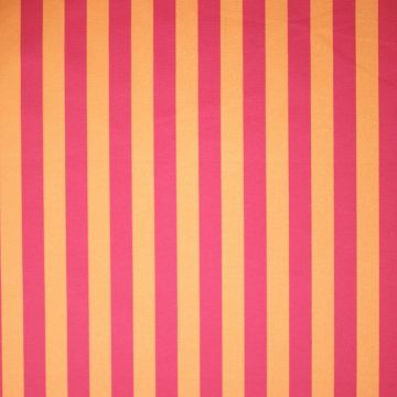 Trendy Canvas streep cyclaam oranje