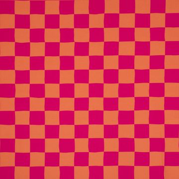 Trendy Canvas Blokken cerise oranje