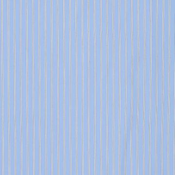 Stretch poplin streep licht blauw