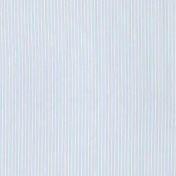 Stretch poplin streep licht blauw