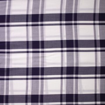 Viscose blauwe ruit