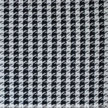 Gebreid ottoman pied-de-poule