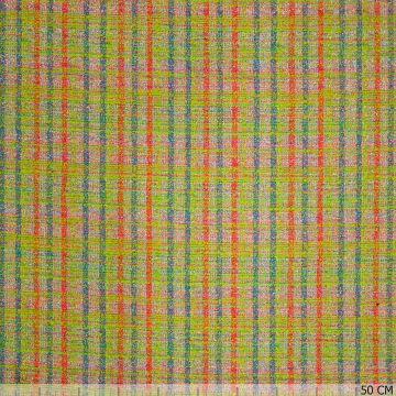 Lurex couture tweed Lime