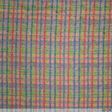 Lurex couture tweed licht blauw