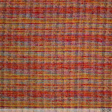 Lurex couture tweed rood