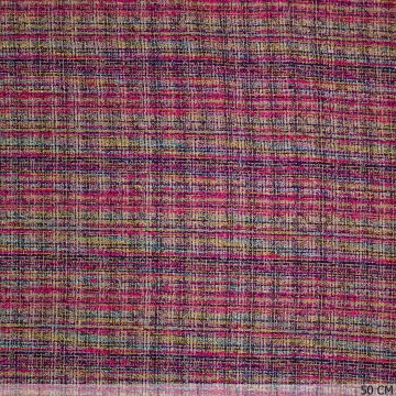 Lurex couture tweed pink