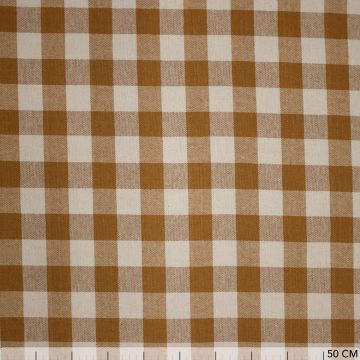 Cotton naturel brabants bont 25mm camel