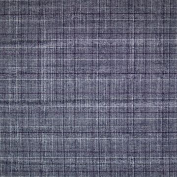 Woolblend grijsblauwe ruit