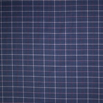 Pure Wool Overcheck blue pink