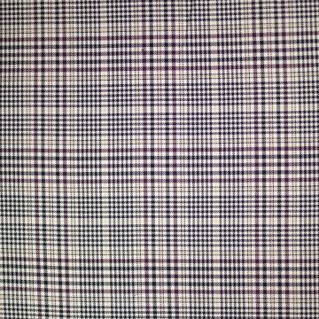 Wool Touch Prince De Galle Zwart-Bordeaux