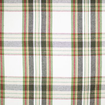 Cotton naturel Stewart Ruit Naturel-Groen