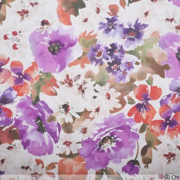 Canvas Flowers Violet 280