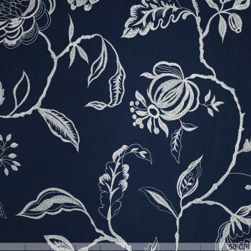 Indigo geborduurd