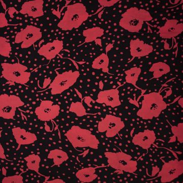Cupro abstract klaproos