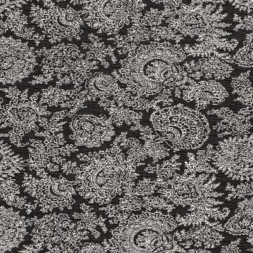 Chiffon Crash flora zwart