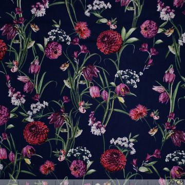 Ring a Roses dahlia donkerblauw