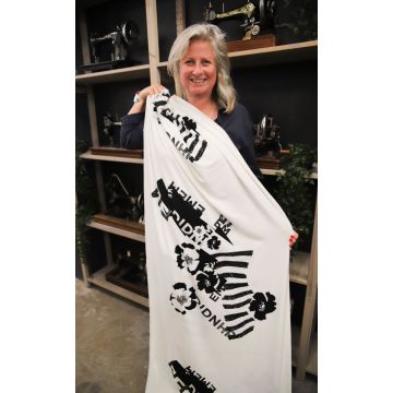 Paneel design viscose tricot 85 X 150 cm