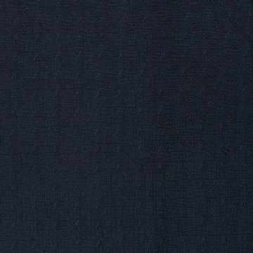 Hydrofiel bloemetje broderie marine