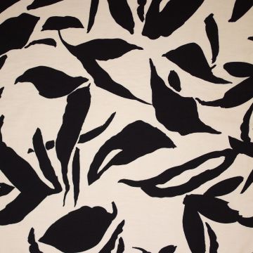 Viscose mix abstract leaves
