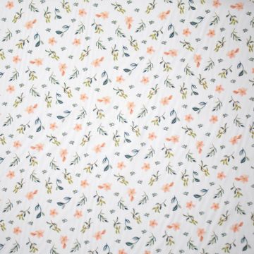 Digi katoen fleur abrikoos