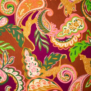 Viscose panter paisley