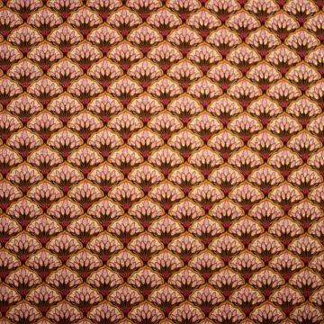 Jersey retro waaier gold foil roze