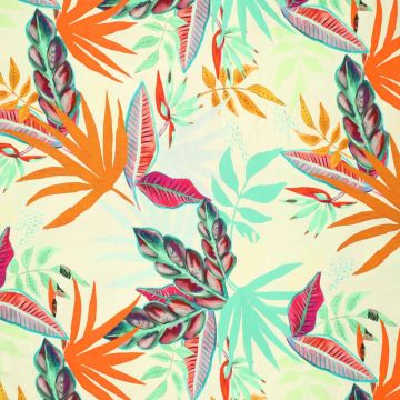 Silky Poplin Stretch Viscose Licht Geel