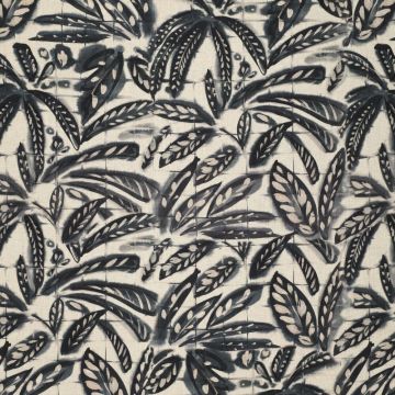 Viscose Linnen stof bedrukt Bali antr