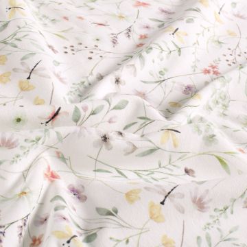 Katoen tricot GOTS Digitaal Bedrukt Bloemenpracht