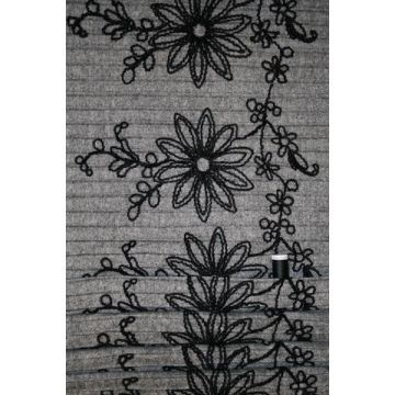 Plisse Flower Tweed