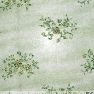 Creative Organza Lace middenappelgroen