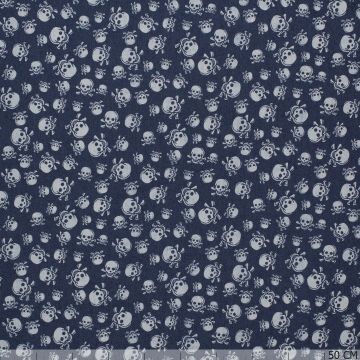 Stretch Denim Dark Skulls