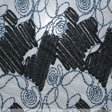 Couture Tulle Steel blue