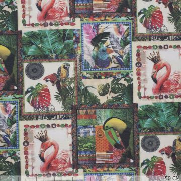 Digital Panama Quilt Birds